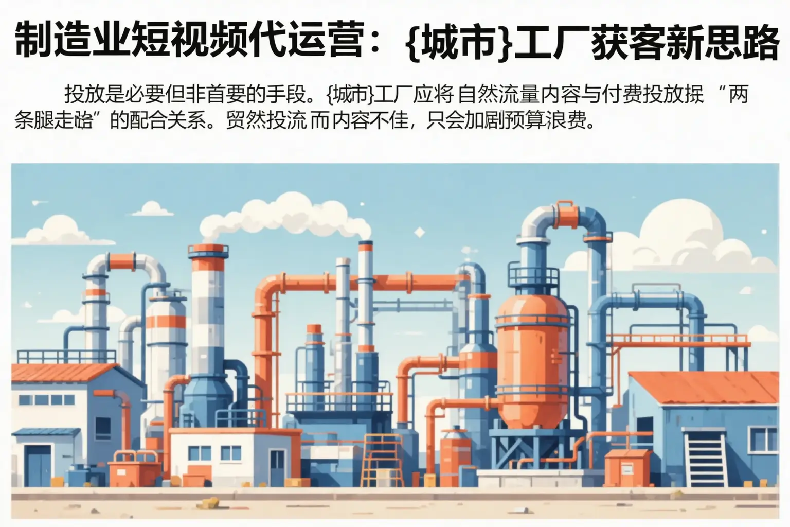 制造业短视频代运营:乳山工厂获客新思路